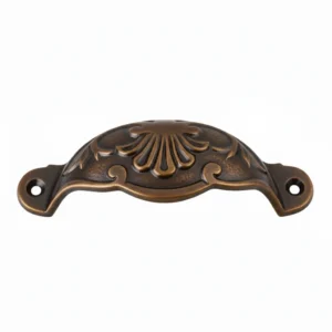 Vintage Cup Pull Handle – Decorative Floral Design Drawer Pull